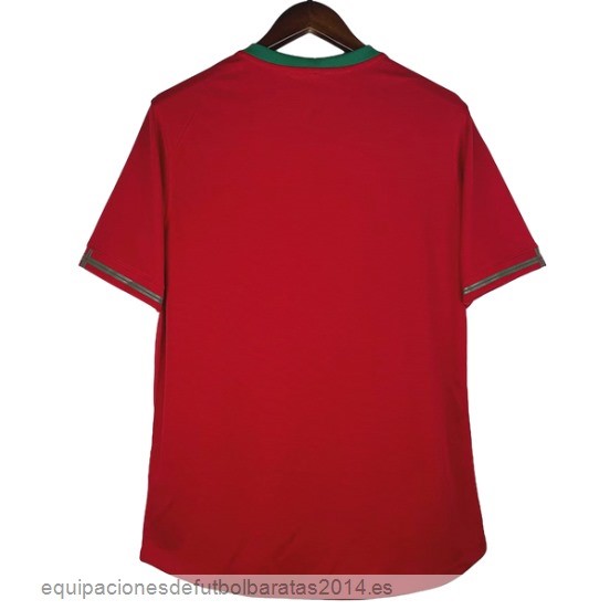 Nuevo 1ª Camiseta Portugal Retro 2012 Rojo Baratas
